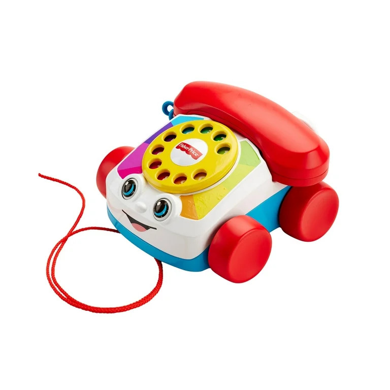 Fisher-Price Chatter Telephone Pull Toy Phone with Rotary Dial for Infant & Toddler Ages 12+ Mont... | Walmart (US)