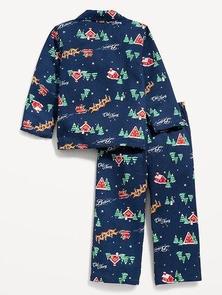 Loose-Fit Matching Print Pajama Set for Toddler &#x26; Baby | Old Navy (CA)