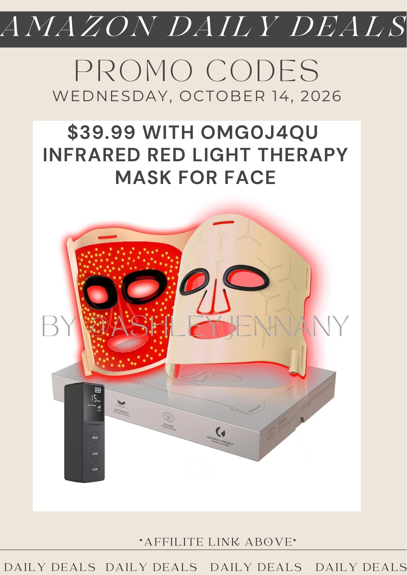 Red light mask