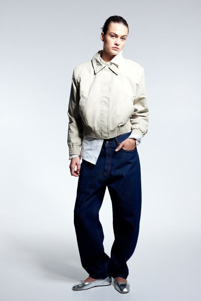 Bomber Jacket with Shoulder Pads | H&M (US + CA)