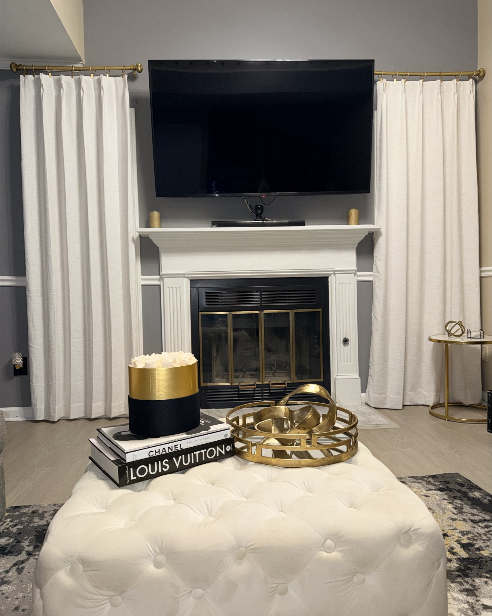 New additions to elevate my living room a little. The new dog coach (matches perfectly) came from Aldi. 

#LTKHome #LTKvlog #LTKdayinmylife