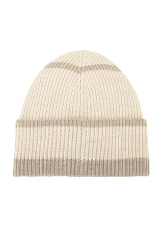 Blake Stripe Beanie in Oat | Revolve Clothing (Global)
