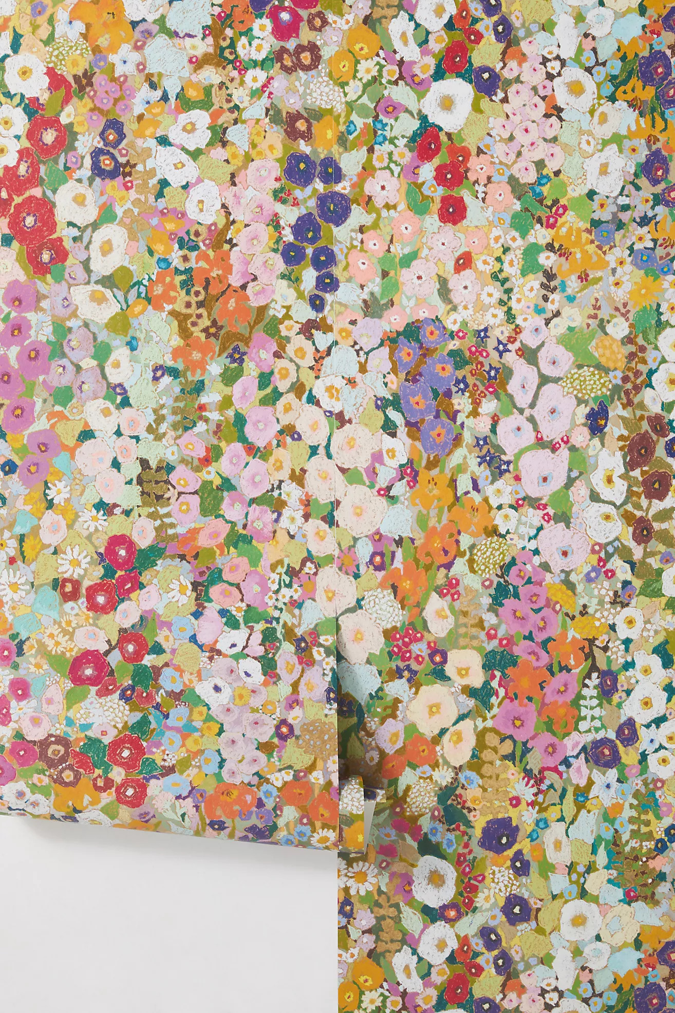 House of Hackney Hollyhocks Wallpaper | Anthropologie (US)