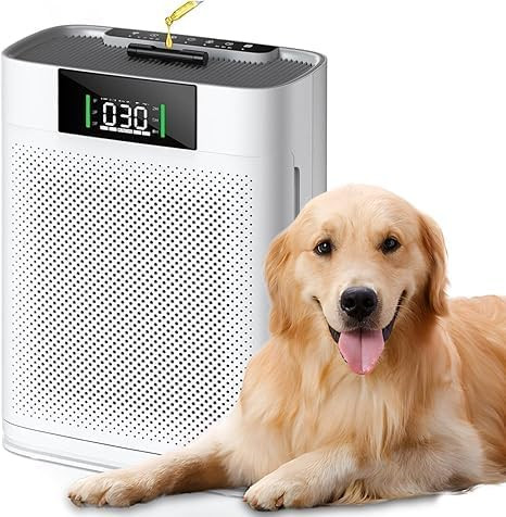Air Purifier for Large Room up to 2300 Sq Ft, Honeyuan Air Purifiers for Pets, with PM 2.5 Displa... | Amazon (US)
