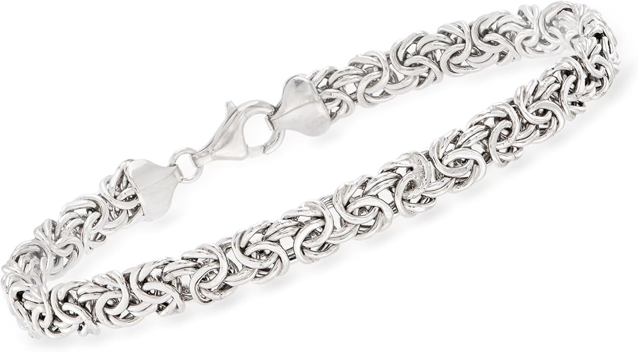 Ross-Simons Sterling Silver Byzantine Bracelet | Amazon (US)