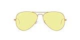 Ray-Ban mens Rb3025 Aviator Classic Evolve Photochromic Sunglasses, Orange/Photochromic Evolve Yello | Amazon (US)