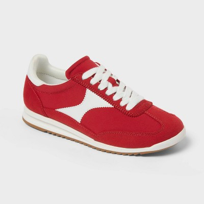 Women’s Skyler Sneakers with Memory Foam Insole - Universal Thread™ Red 6.5 | Target