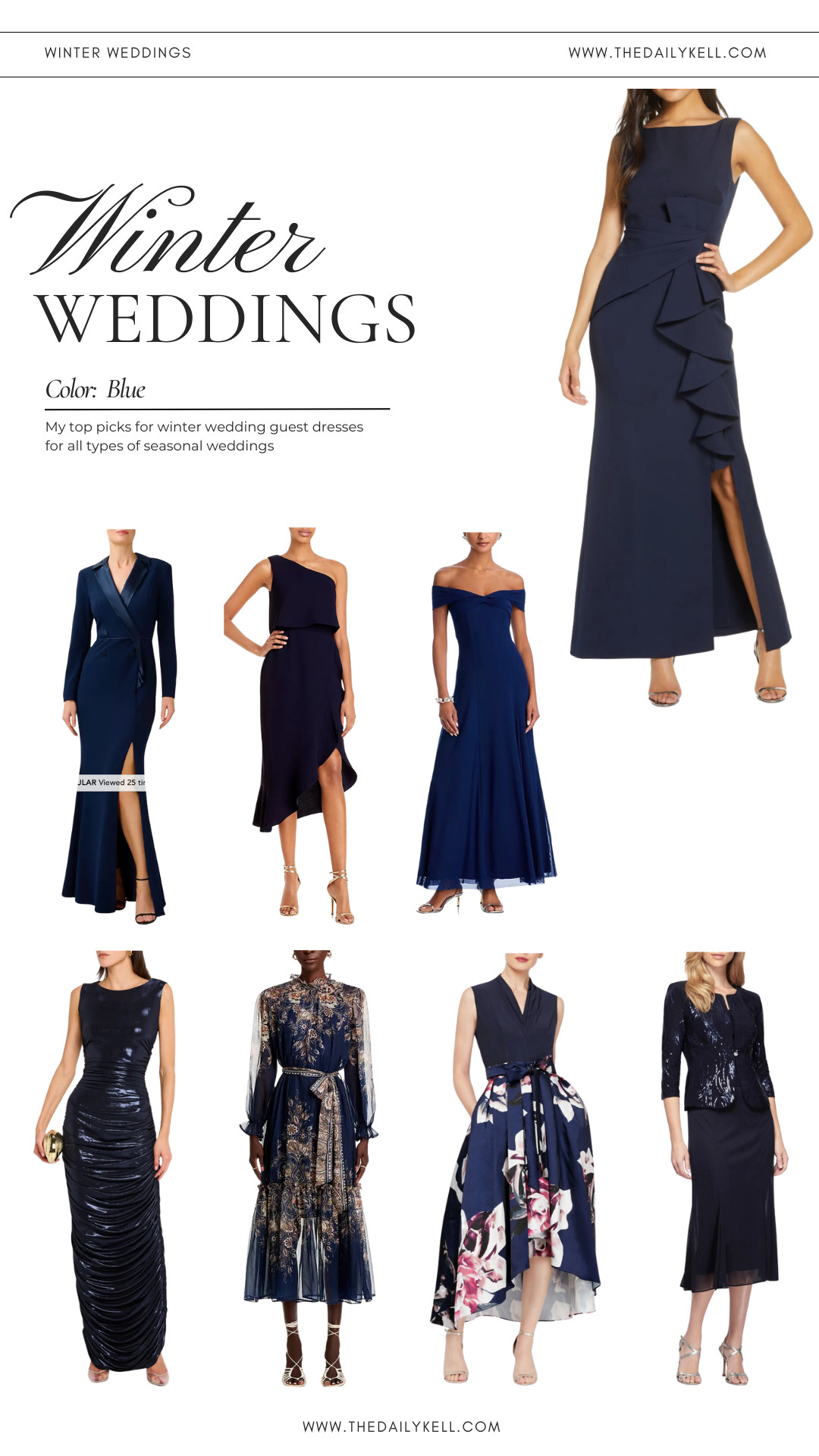 Winter Wedding Guest Dresses | The Navy

#LTKWedding 

 #LTKHoliday #LTKSeasonal #LTKStyleTip