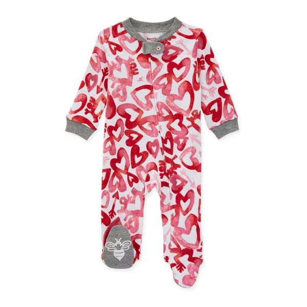 I Love You Organic Cotton Pajamas - 6-9 Months | Burts Bees Baby