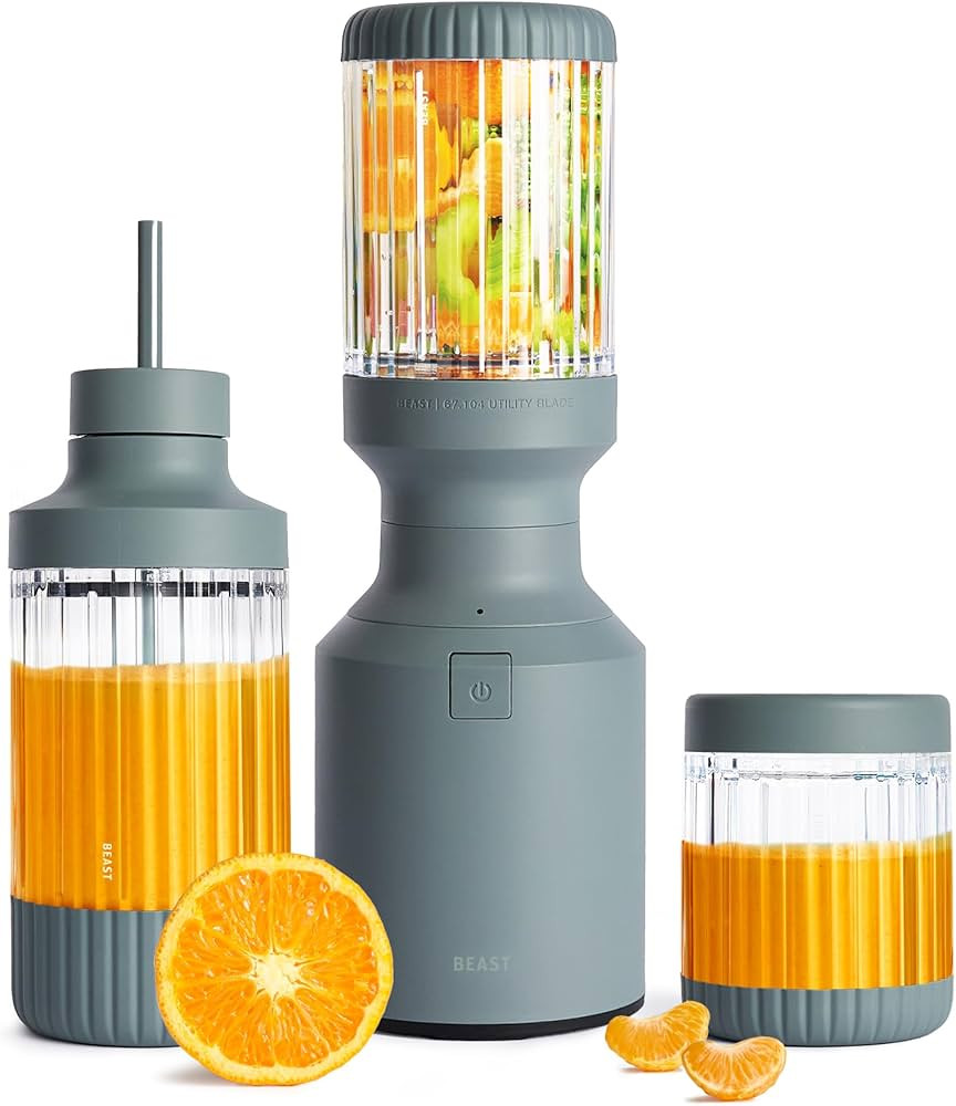 The Beast Mini Blender Plus | Mini Countertop Kitchen Blender | Blend Smoothies and Shakes, Dress... | Amazon (US)