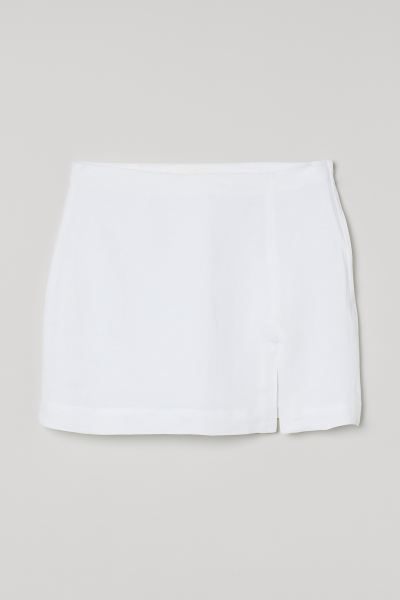 Linen-blend Skirt | H&M (US)