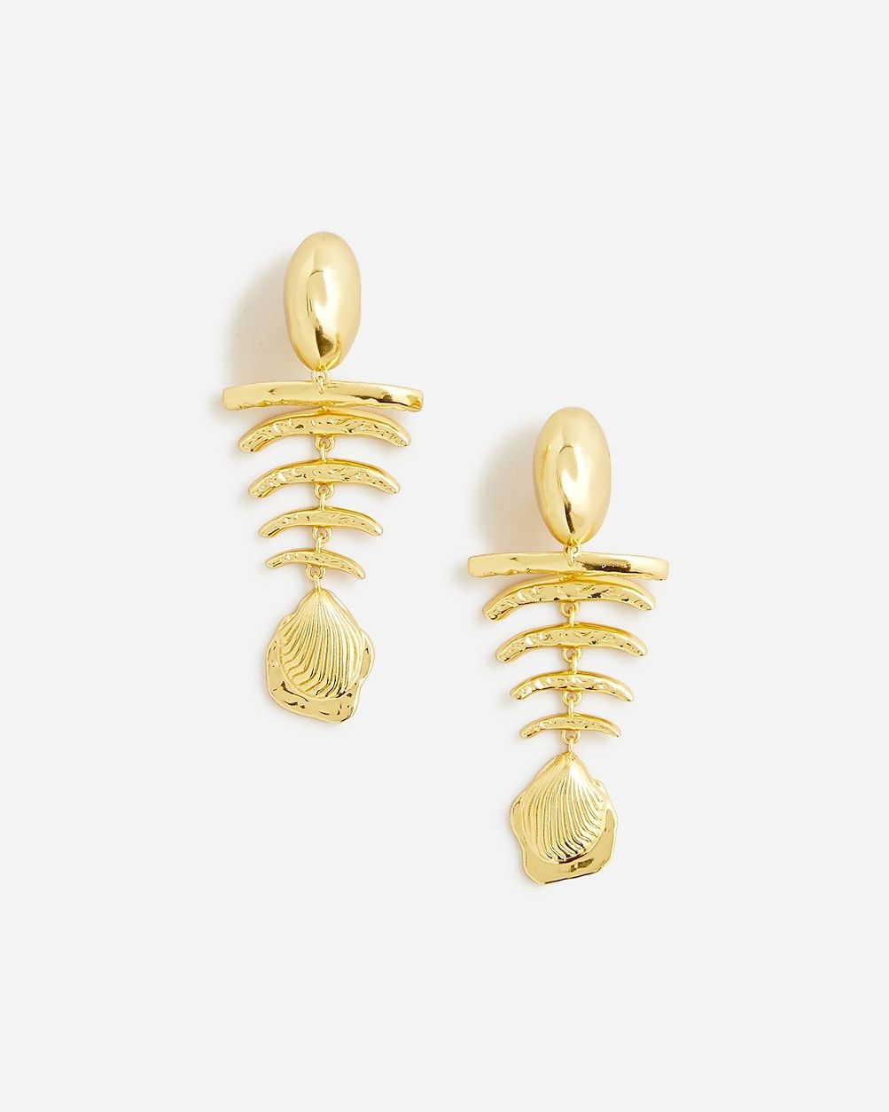 Fish-bone earrings | J.Crew US