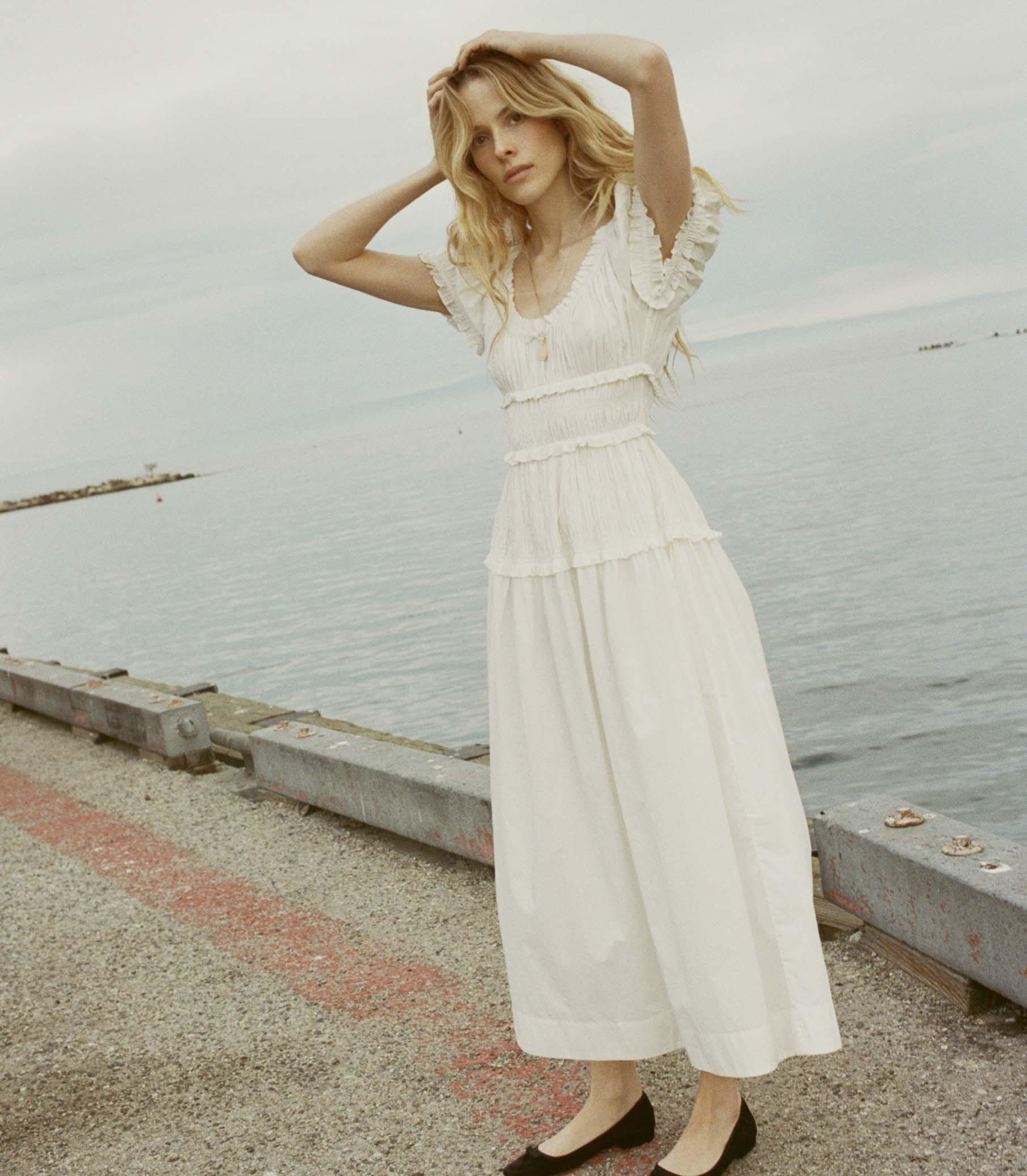 Leanne Dress - Salt | DÔEN | DOEN
