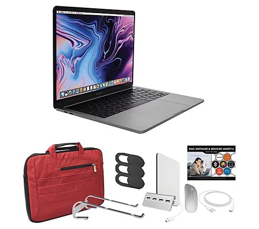 NEW Apple Macbook Pro 13" M2 256GB SSD w/ Acessories & Software - QVC.com | QVC