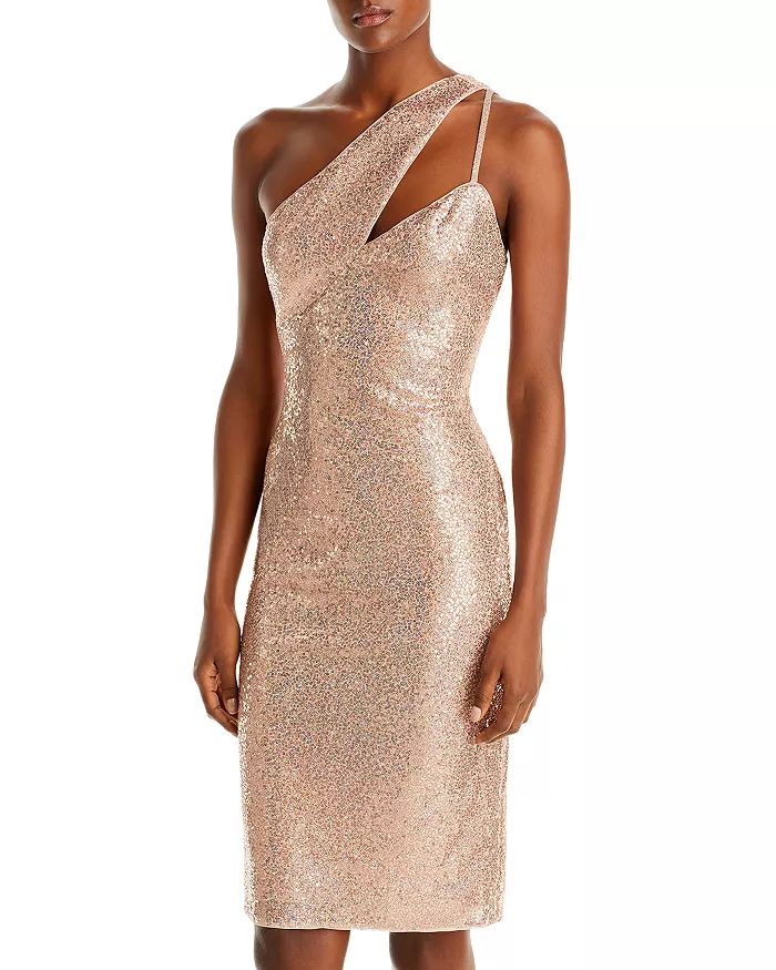 One Shoulder Sequin Dress - 100% Exclusive | Bloomingdale's (US)