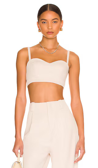 Liviana Top in Beige | Revolve Clothing (Global)