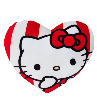Sanrio Hello Kitty Heart Shaped Plush Cloud Pillow | Target