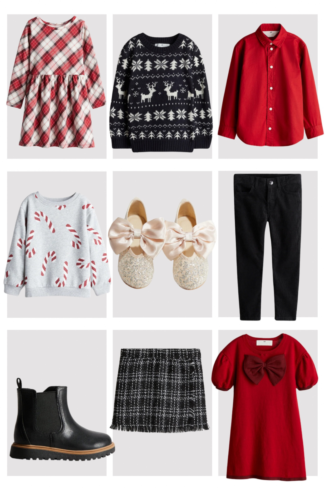 Kids’ clothes perfect for holiday celebrations.

Girls Christmas dress
Girls holiday outfit 
Boys red shirt


#LTKHoliday #LTKKids