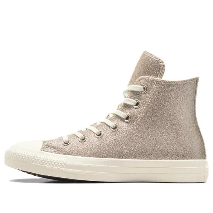 (WMNS) Converse Chuck Taylor All Star Glitter High Top 'Light Gold' A07950C | KICKS CREW