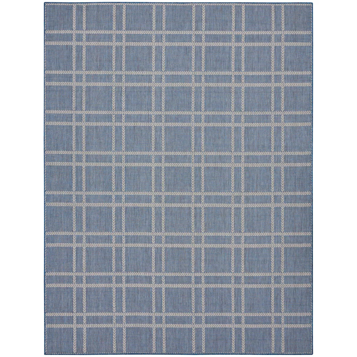 Nourison Horizon Indoor/Outdoor 10' x 14' Navy Modern Rug | Target