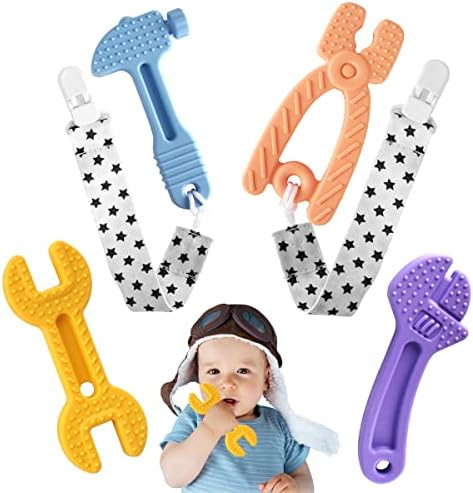 Chuya Baby Teether Toys, Soft Silicone BPA-Free Baby Chew Toy for Babies 3-12 Months, Baby Teethi... | Amazon (CA)