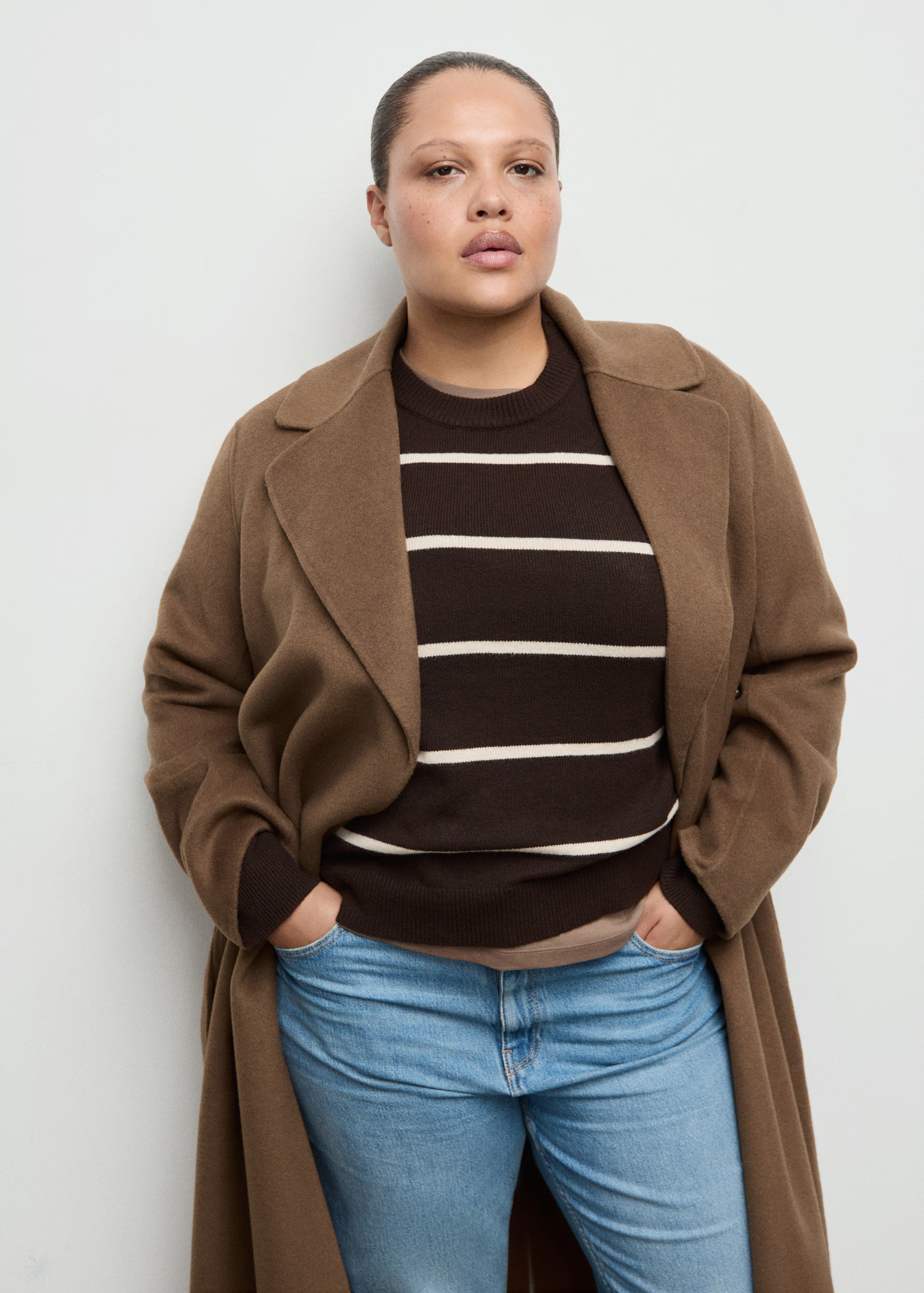 Handmade wool coat with belt | Mango (US/MX/AU)
