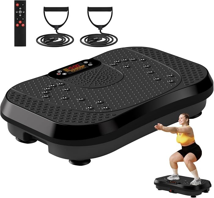 SoftGym Vibration Plate Exercise Machine for Lymphatic Drainage & Fitness | Amazon (US)