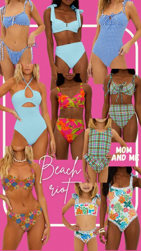 Beach riot new swim. Mom and me styles too 

#LTKtravel #LTKswim #LTKfamily