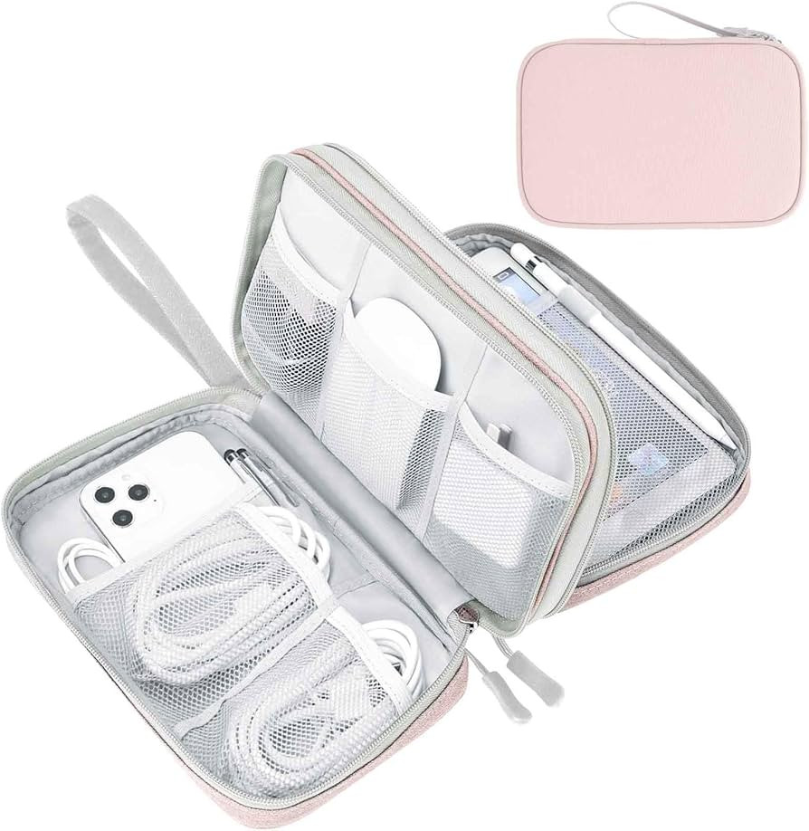 FYY Electronic Organizer, Large Travel Cable Organizer Bag Pouch Electronic Accessories Carry Cas... | Amazon (US)