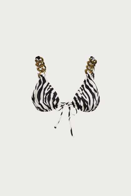 Gold Chain Triangle (Zebra) | SAME