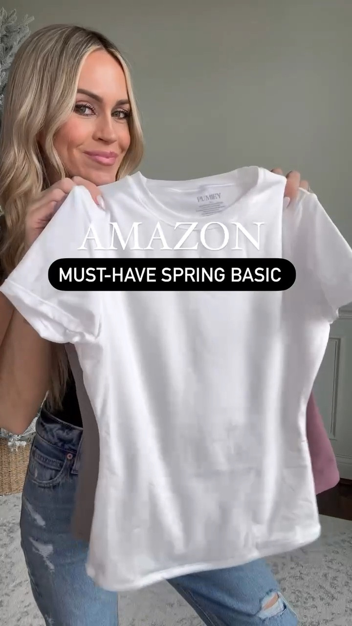 Amazon #1 new release - short sleeve double lined seamless tops - fit like a bodysuit! So many colors - I’m wearing an XS 


#LTKstyletip #LTKover40 #LTKfindsunder50