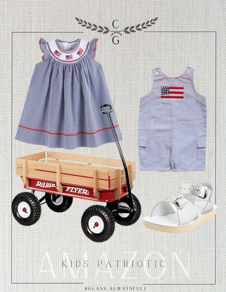 Amazon Memorial Day, Amazon spring baby, Amazon toddler dress, flag dress, baby flag dress, toddler patriots outfit, toddler sandals, kids wagon, toddler boy outfit, Fourth of July outfit. Callie Glass #LTKkids #LTKbaby

#LTKKids #LTKBaby #LTKSeasonal