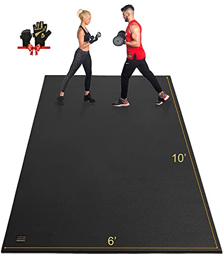 GXMMAT Extra Large Exercise Mat 16'x6'/12'x6'/10'x6'/8'x6'(7mm), Extra Wide Workout Mats for Home... | Amazon (US)