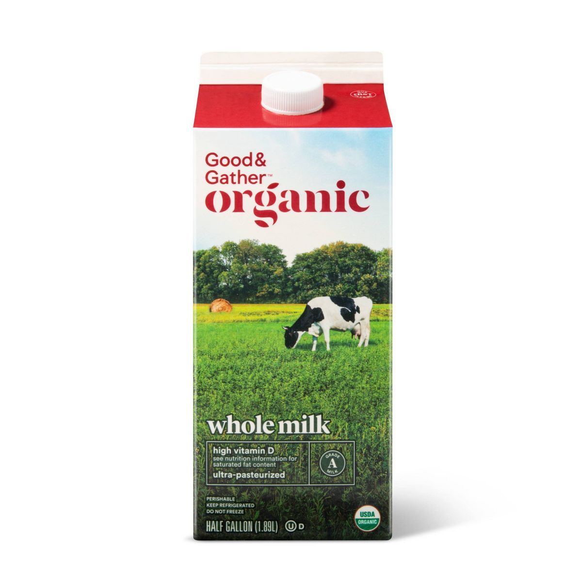 Organic Whole Milk - 0.5gal - Good & Gather™ | Target