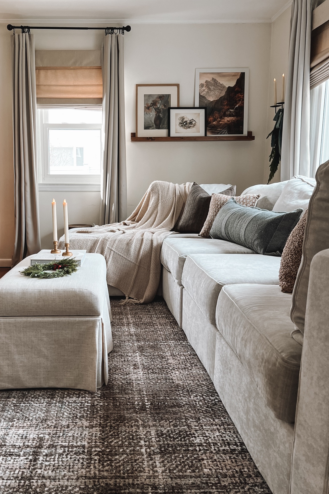 Cozy cottage living family room & Loloi Angela rose rug 

#LTKhome #LTKHolidaySale #LTKHoliday