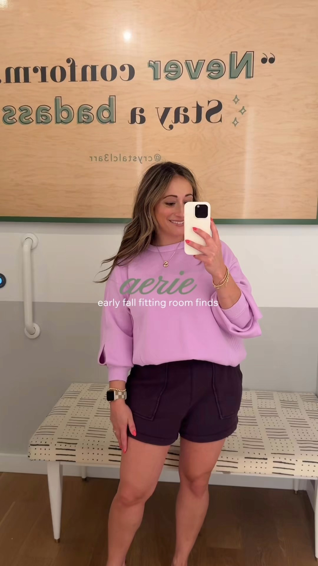 My latest Aerie early fall try on!! Still lots of warm weather left ladies!! I would probably order these pants in the short lengths when available. SO CUTE!!! 

#LTKStyleTip #LTKPetite #LTKSaleAlert