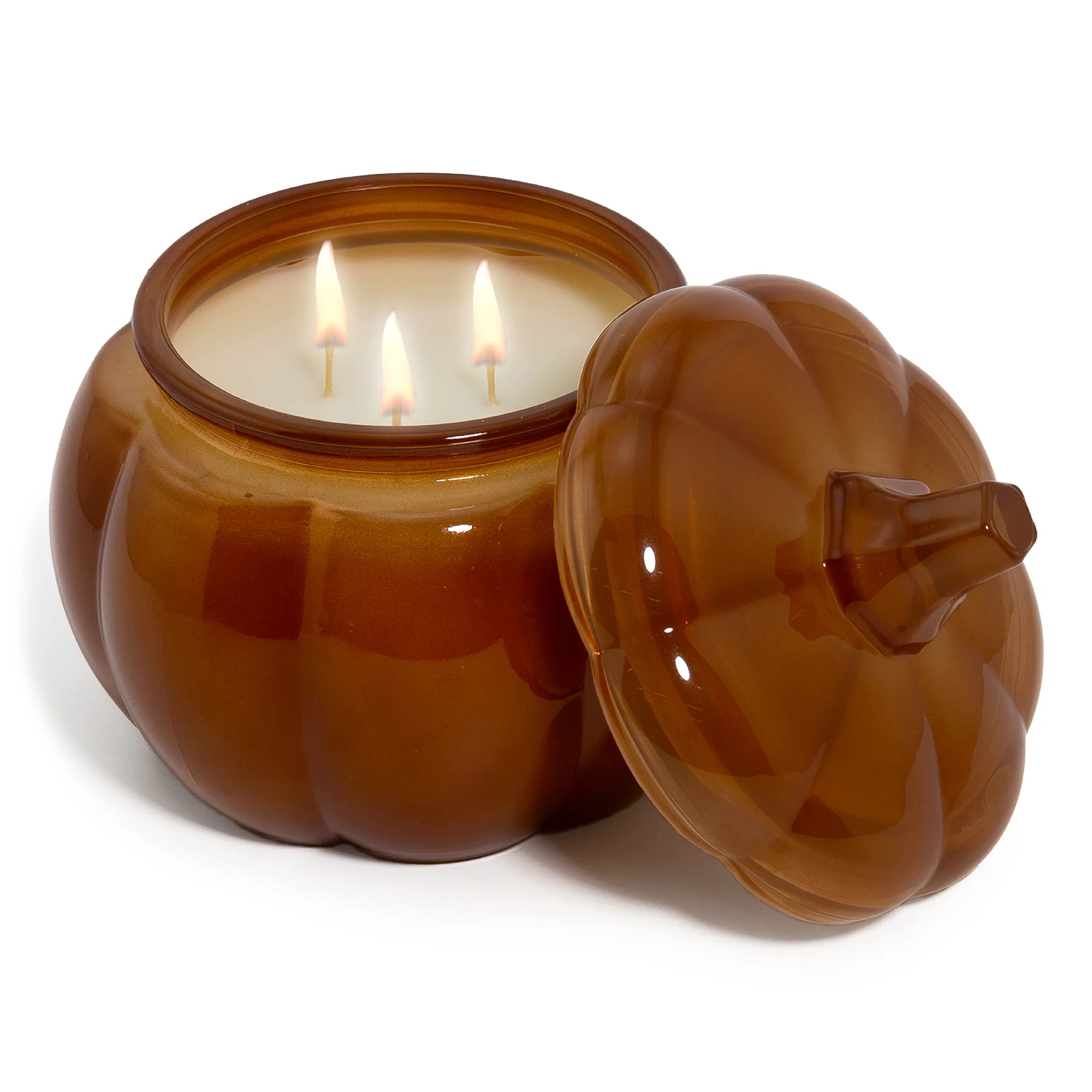 Better Homes and Gardens 3-Wick Pumpkin Jar Candle, Farm Apple Pumpkin, 30 oz | Walmart (US)