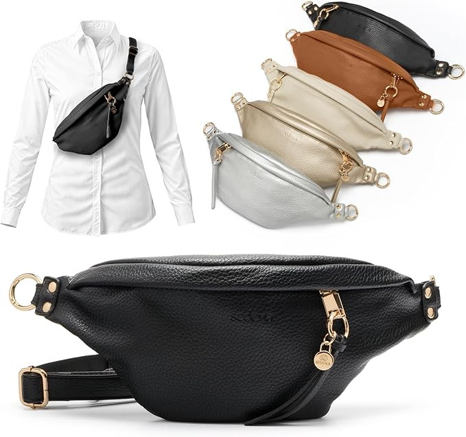 Anti Pickpocket Bag - RFID Crossbody Bag for Travel, Adjustable Strap Multiple Compartments Anti ... | Amazon (US)