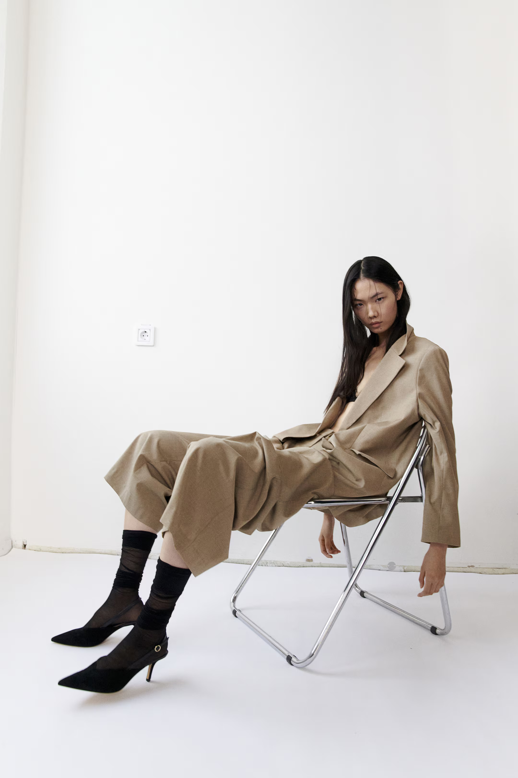 Single-breasted Blazer - Dark beige - Ladies | H&M US | H&M (US + CA)