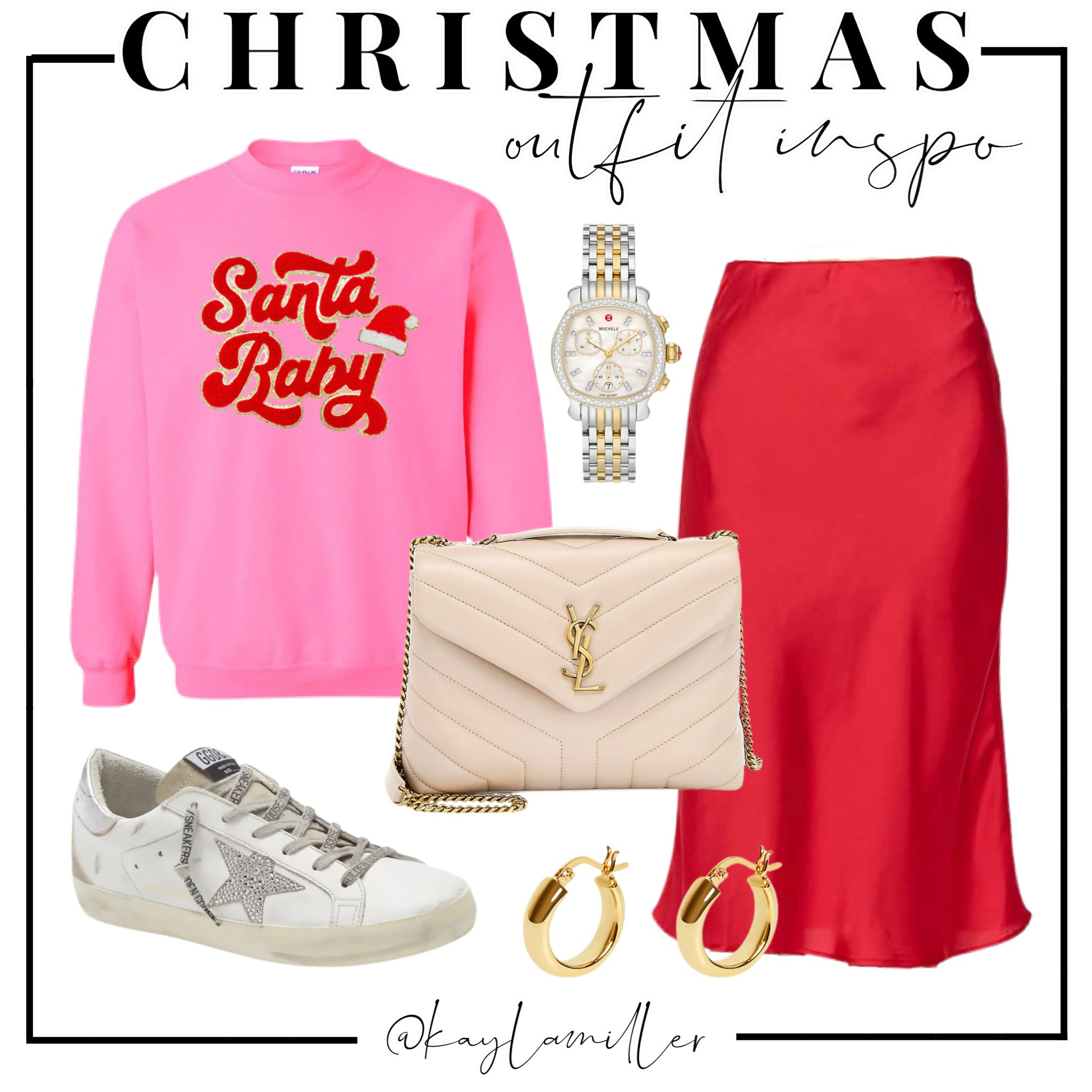 Christmas outfit inspo
Satin skirt
Graphic sweater
Sneakers

#LTKstyletip #LTKHoliday #LTKSeasonal