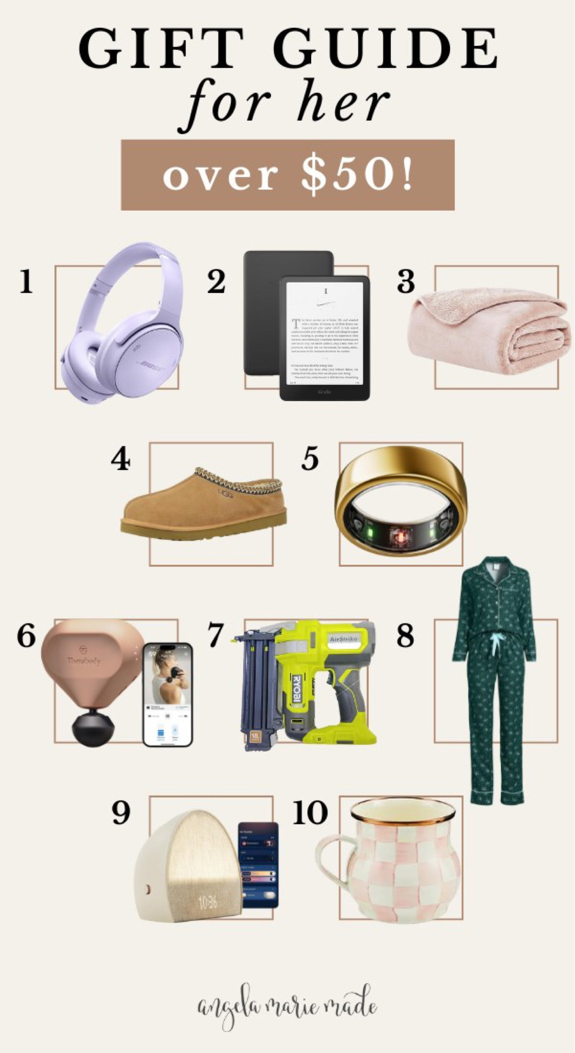 Amazon gift guide for her over $50! Stocking stuffers for her, gifts for women, gift guide for women, spurge gifts for her

#LTKSeasonal #LTKGiftGuide #LTKHoliday