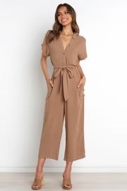 Maverick Jumpsuit - Mocha | Petal & Pup (US)