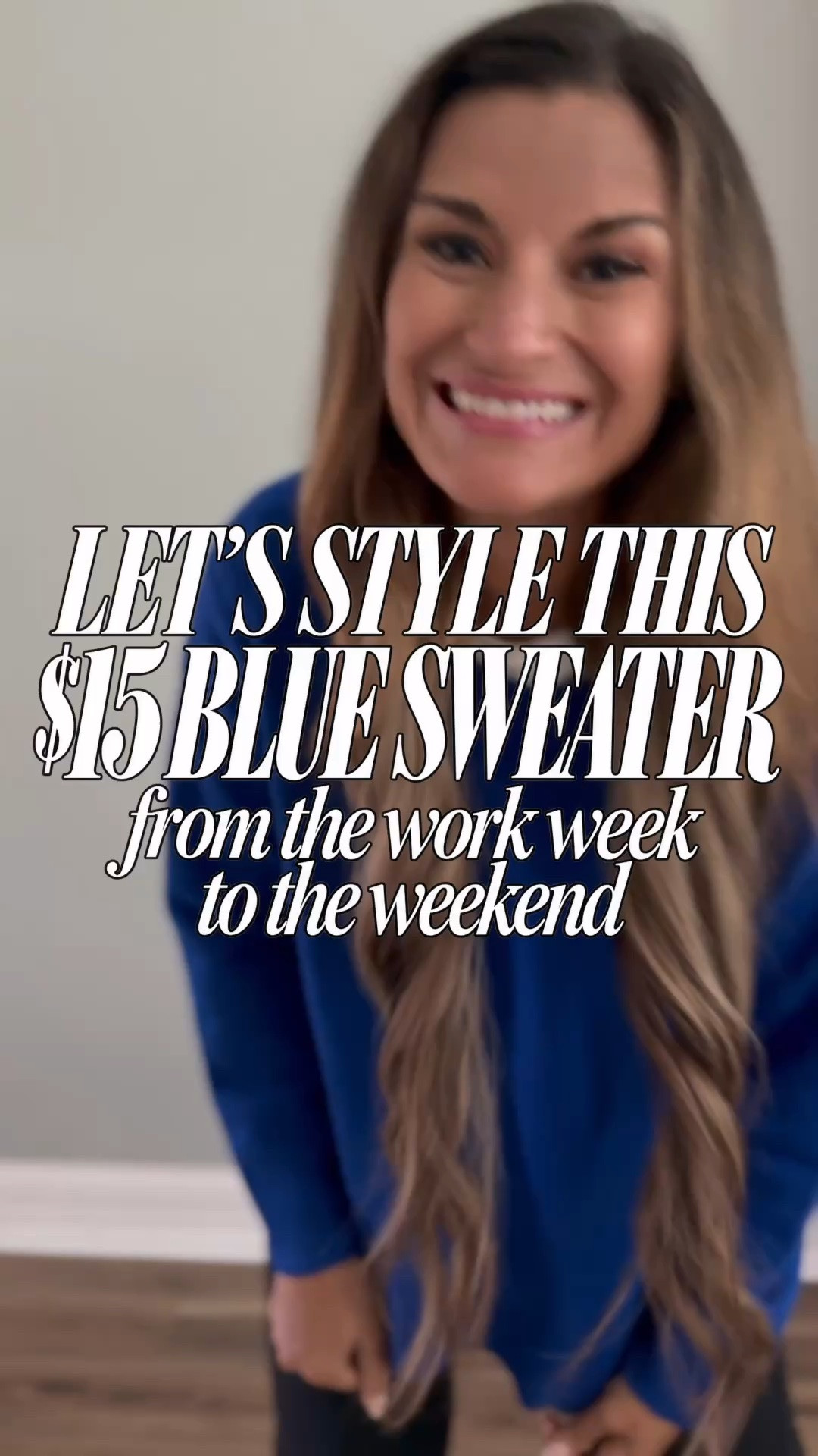 The $15 sweater you need for fall styles from the work week to the weekend 

Fit Tip: Everything is true to size. Wearing a small/4 in each piece.