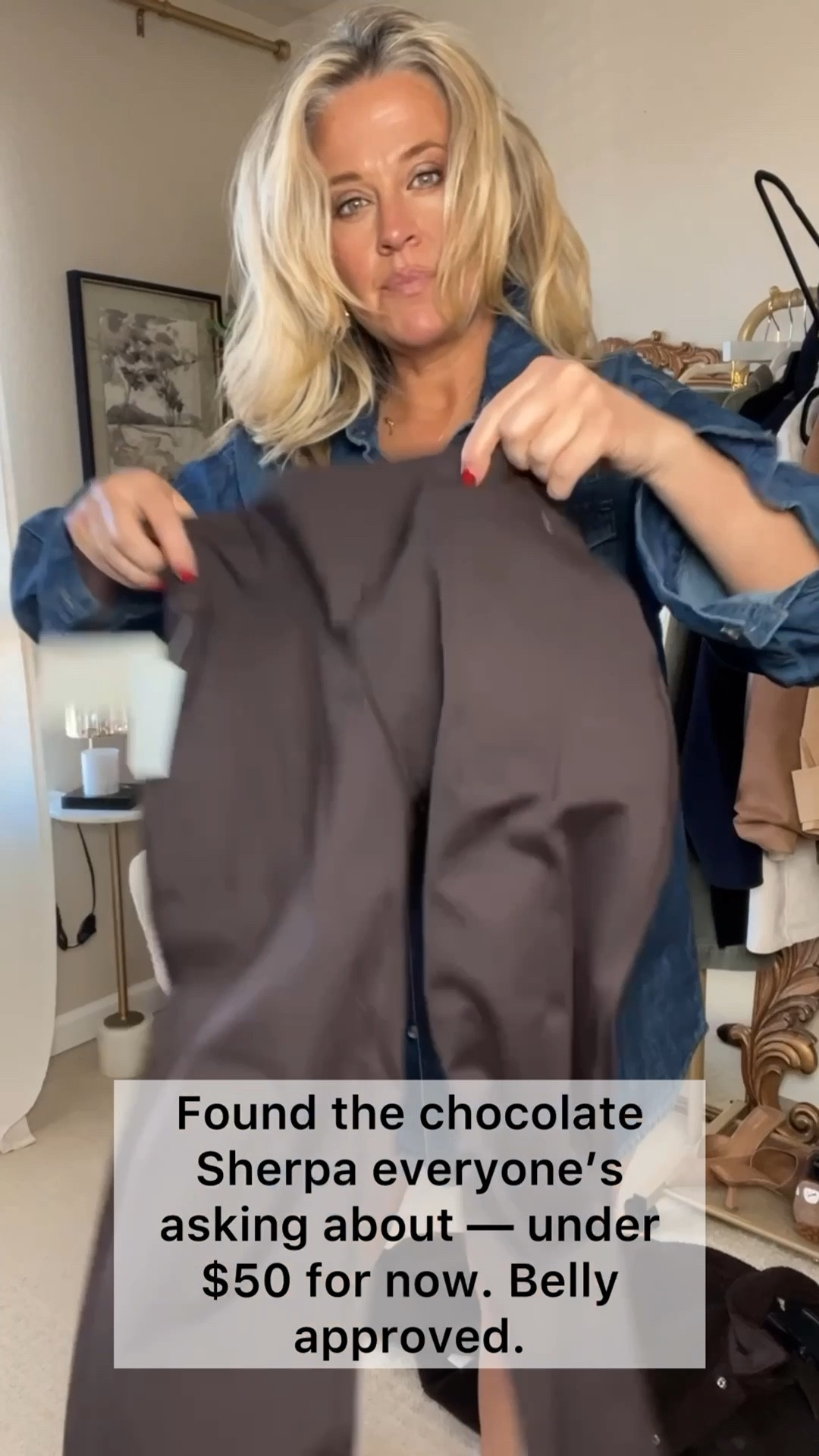  ✨Tap the bell, save and ❤️ for over 40 fashion, midlife style, midsize fashion and luxury looks for less. 

The chocolate Sherpa everyone is talking about....

⬇️Sizing information:

Medium Sherpa
Large joggers (size up if in between sizes.)

👑"Helping you look good, feel good!" - Lindsey Denver

#LTKHoliday #LTKMidsize #LTKOver40