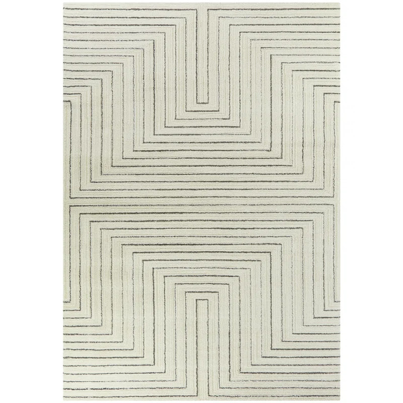Joyce Power Loom Cream Rug | Wayfair North America