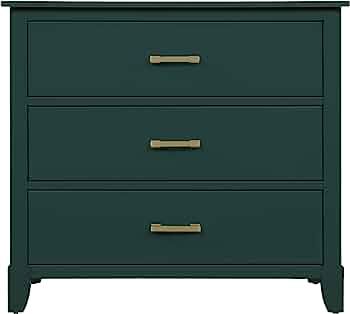 Dream On Me Universal 3 Drawers Chest in Olive, Kids Bedroom Dresser, Pre-Assembled Drawer Glides... | Amazon (US)