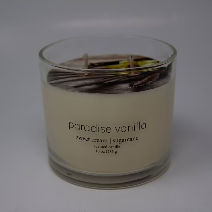 Glass Jar 2-Wick Paradise Vanilla Candle - Room Essentials™ | Target