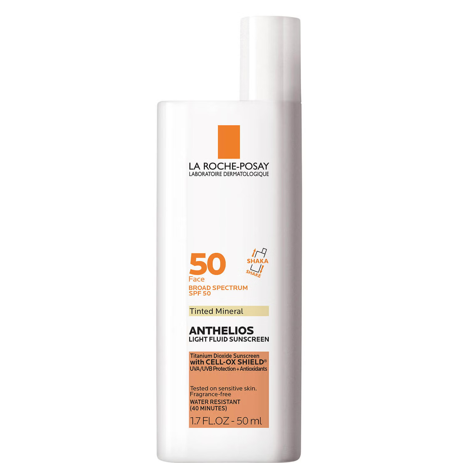 La Roche-Posay Anthelios Tinted Mineral Light Fluid SPF 50 (Various Shades) | Dermstore (US)