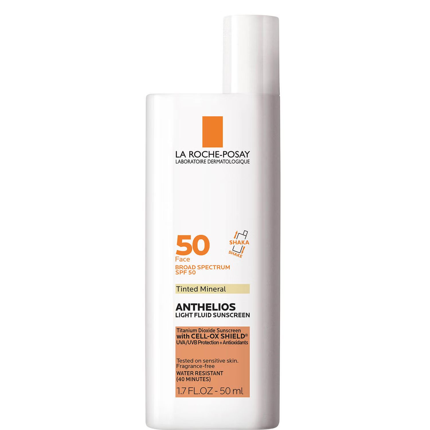 La Roche-Posay Anthelios 50 Mineral Sunscreen Tinted for Face, Ultra-Light Fluid SPF 50 with Anti... | Skinstore