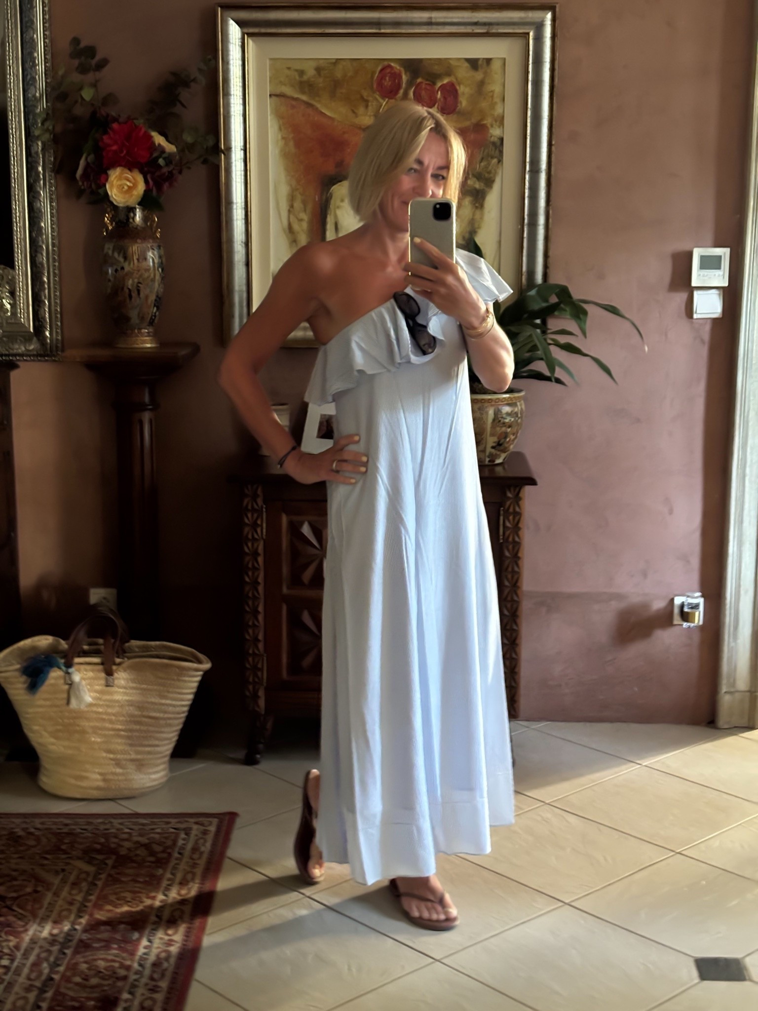 Simple summer style made easy with a throw on maxi dress
.
#mymidlifefashion #style #over50

#LTKover50style #LTKsummer